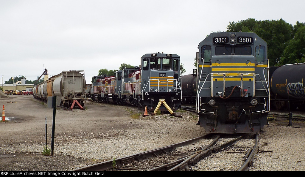 Some power sitting in the yard.